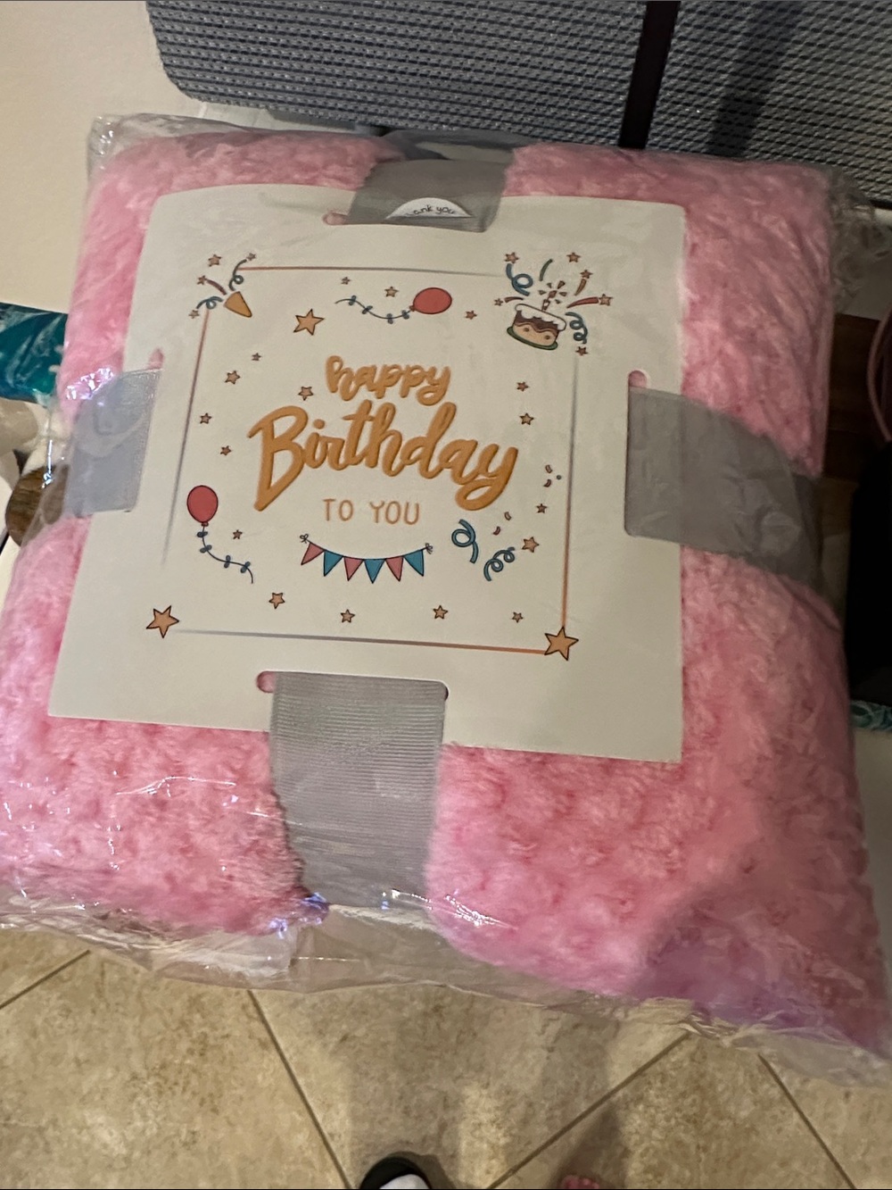 Plush Pink Throw Blanket - Soft Cozy Home Bedding. Baby’s first blanket.